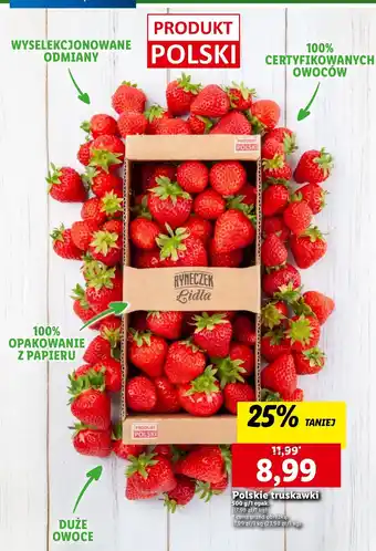 Lidl Truskawki polska oferta
