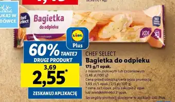 Lidl Bagietka do odpieku z czosnkiem Chef Select oferta