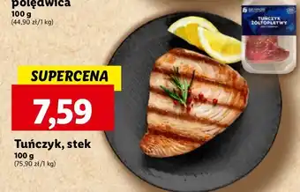 Lidl Tuńczyk żółtopłetwy stek Seamor oferta