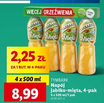 Lidl Napój jabłko-mięta Tymbark 1936 oferta