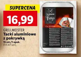 Lidl Tacki aluminiowe z pokrywką Grill Meister oferta