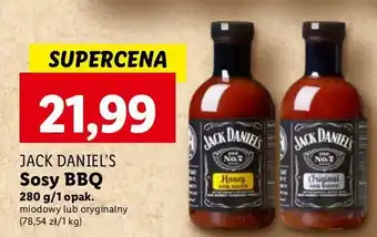 Lidl Sos grillowy honey Jack Daniel's Barbecue Sauce oferta