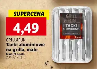 Lidl Tacki aluminiowe Grill And Fun oferta