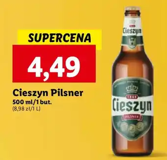 Lidl Piwo Cieszyn Pilsner oferta