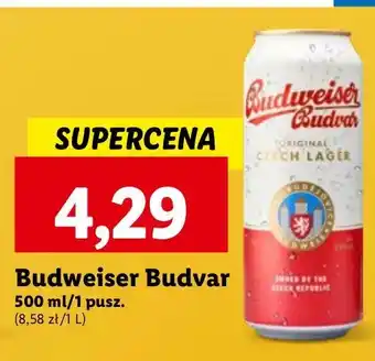 Lidl Piwo b: original Budweiser Budvar oferta