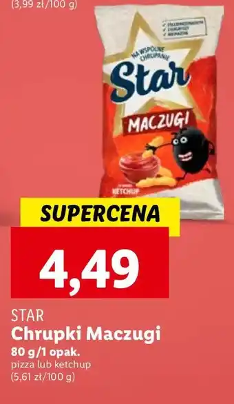 Lidl Chrupki maczugi ketchup Star oferta