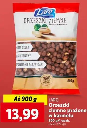Lidl Orzechy ziemne w karmelu Laro oferta