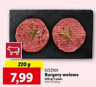 Lidl Burger wołowy Rzeźnik Codzienna Dostawa oferta