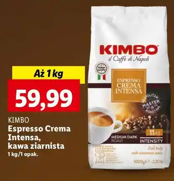 Lidl Kawa Kimbo Espresso Crema Intensa oferta