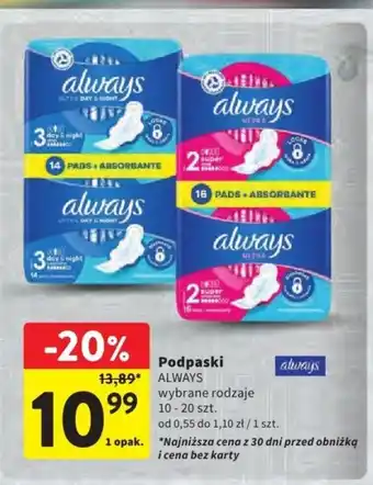 Intermarche Podpaski oferta