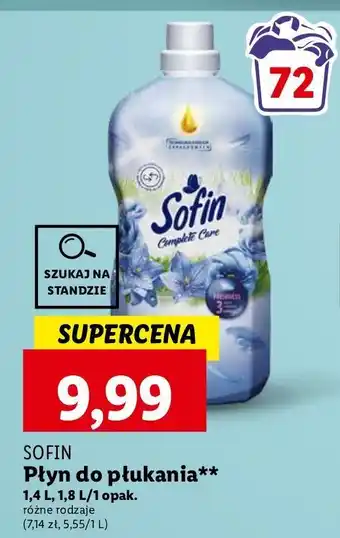 Lidl Płyn do płukania fresh morning Sofin Complete Care oferta