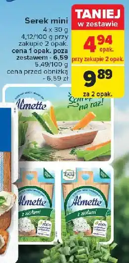 Carrefour Serek z ziołami Hochland Almette oferta
