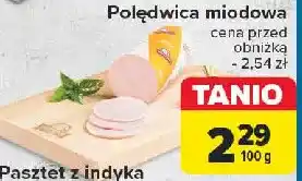 Carrefour Polędwica miodowa Indykpol oferta
