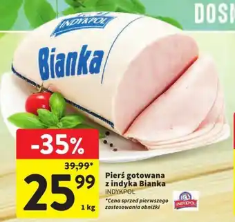 Intermarche Pierś gotowana z indyka Bianka 1 kg oferta