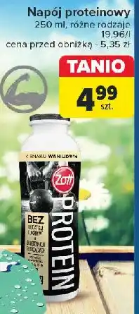 Carrefour Napój proteinowy waniliowy Zott Protein oferta