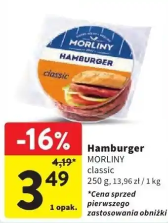 Intermarche Hamburger 250 g oferta