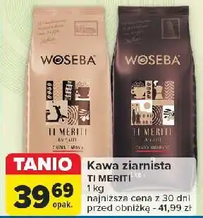 Carrefour Kawa Woseba Ti Meriti Crema E Aroma oferta