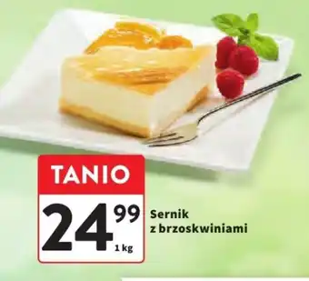 Intermarche Sernik z brzoskwiniami 1 kg oferta