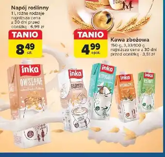 Carrefour Napój owsiany barista Inka Owsiane oferta