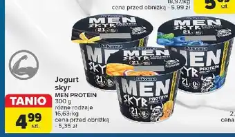 Carrefour Jogurt mango-marakuja Bakoma Men Skyr Protein oferta