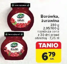 Carrefour Żurawina do mięs i serów z chili Łowicz oferta