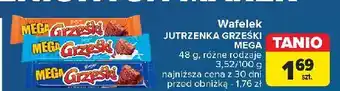 Carrefour Wafelek kakaowy w czekoladzie deserowej Grześki Mega oferta