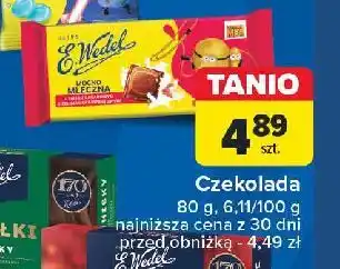 Carrefour Czekolada mocno mleczna z żelkami E. Wedel oferta