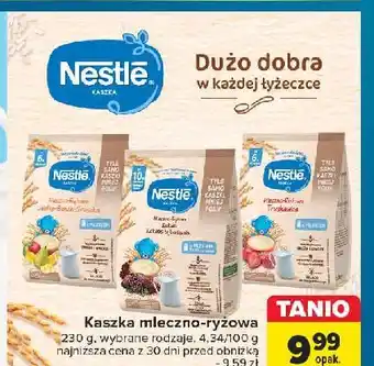 Carrefour Kaszka mleczno-ryżowa kakao Nestle oferta