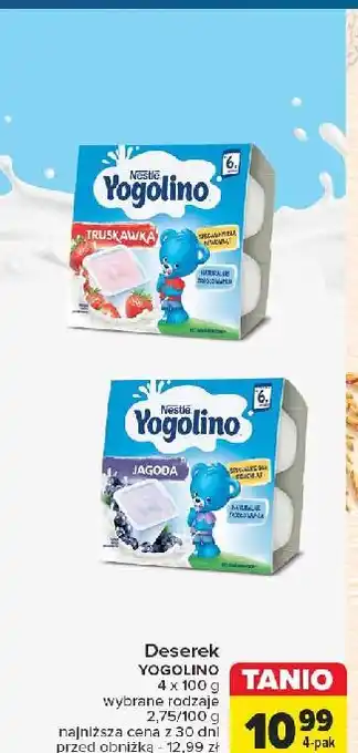 Carrefour Deserek jagodowy Nestle Yogolino (Jogolino) oferta