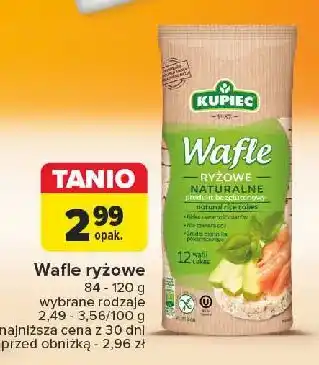 Carrefour Wafle ryżowe naturalne Kupiec oferta