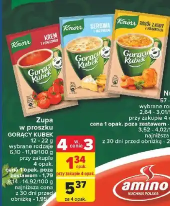 Carrefour Rosół z kury makaronem Knorr Gorący Kubek oferta