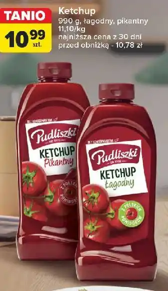 Carrefour Ketchup pikantny Pudliszki oferta