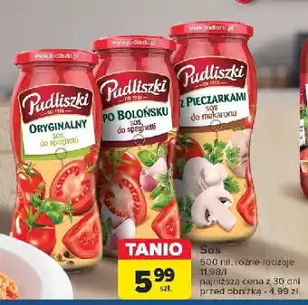 Carrefour Sos do spaghetti po bolońsku Pudliszki oferta