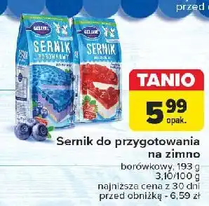 Carrefour Sernik borówkowy na zimno Gellwe oferta