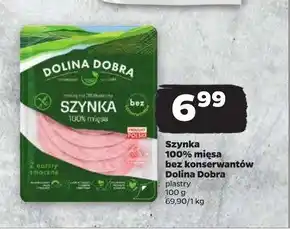Netto Dolina Dobra Soczysta szynka 100 % mięsa 100 g oferta
