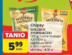 Carrefour Chipsy masło z solą Lorenz Wiejskie Ziemniaczki oferta