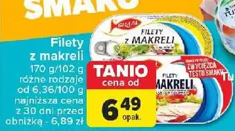 Carrefour Filety z makreli w sosie pomidorowym Graal oferta
