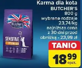 Carrefour Karma dla kota z kurczakiem Butcher's Sensitive oferta