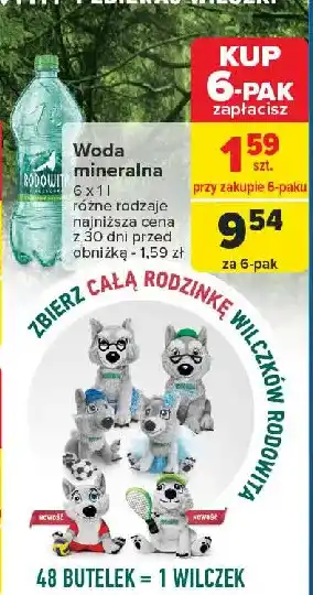 Carrefour Woda delikatnie gazowana Rodowita Z Roztocza oferta