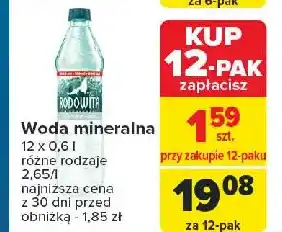 Carrefour Woda niegazowana Rodowita Z Roztocza oferta