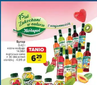 Carrefour Syrop ice tea lemon Herbapol oferta