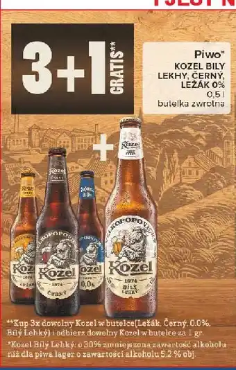 Carrefour Piwo Kozel Cerny oferta