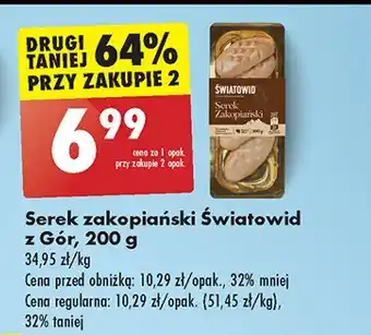 Biedronka Serek zakopiański Światowid oferta
