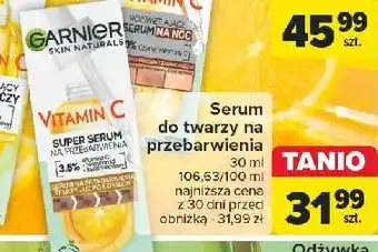 Carrefour Serum na przebarwienia Garnier Vitamin C oferta