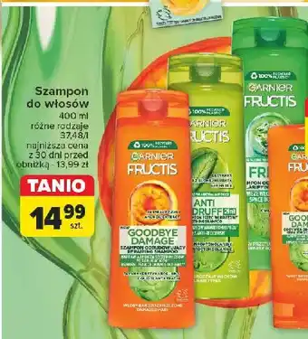 Carrefour Szampon wzmacniający z ekstraktem olejku owoców amli Garnier Fructis Goodbye Damage oferta