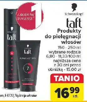 Carrefour Lakier do włosów Taft Power oferta