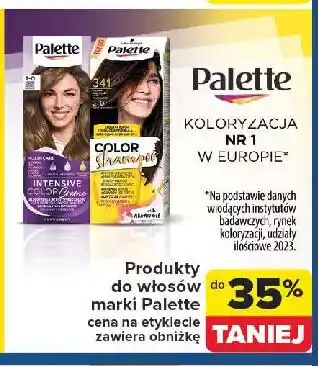 Carrefour Szampon do koloryzacji włosów 341 (3-0) Palette Color Shampoo oferta