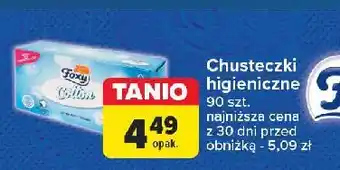 Carrefour Chusteczki higieniczne Foxy Cotton oferta