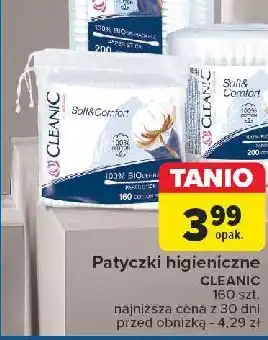 Carrefour Patyczki higieniczne soft & comfort Cleanic oferta