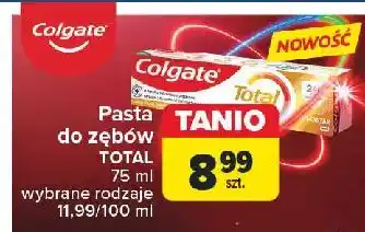 Carrefour Pasta do zębów anti tartar Colgate Total oferta